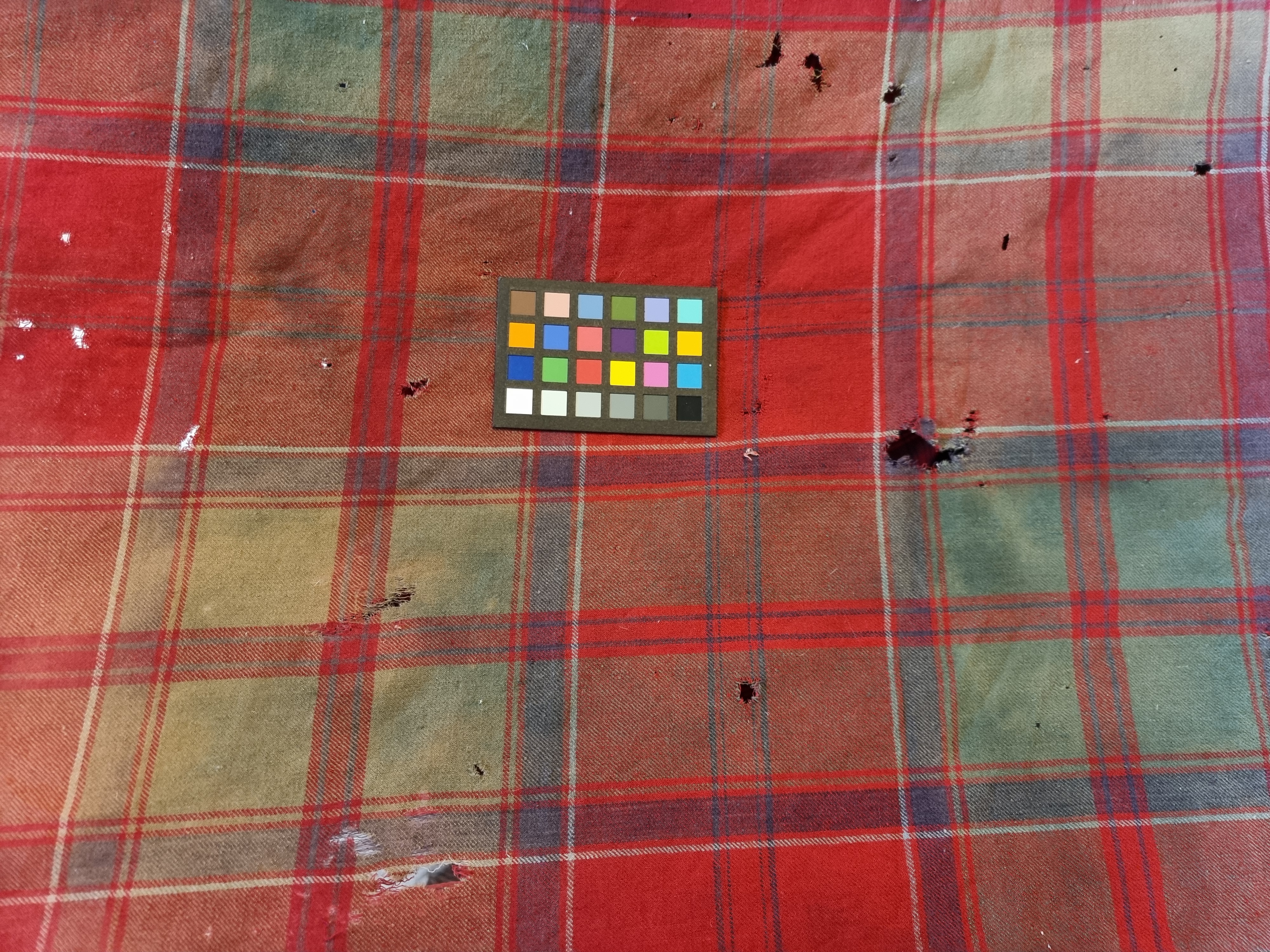 Old 1820 Plaid Detail Tartan detail