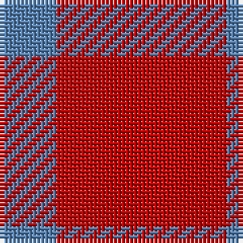 B/14 R/42 tartan Tartan detail