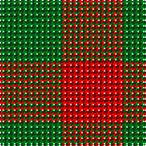 G/50 R/50 tartan Tartan detail