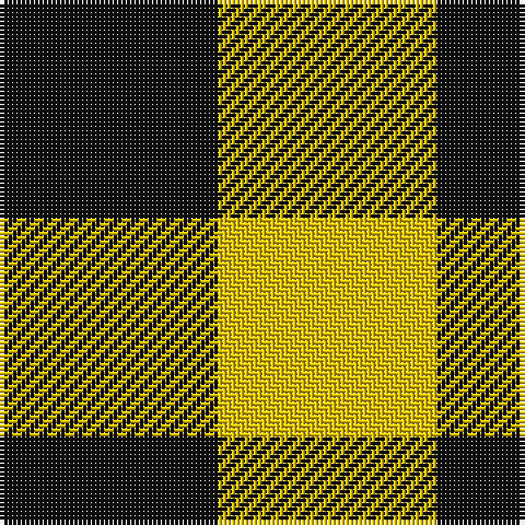 K/50 Y/50 tartan Tartan detail