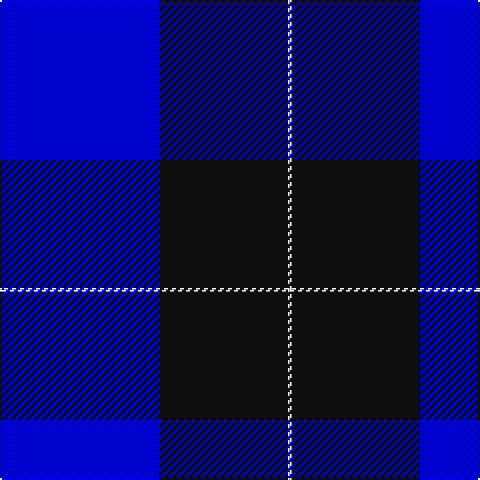 B/80 K64 W/2 tartan Tartan detail