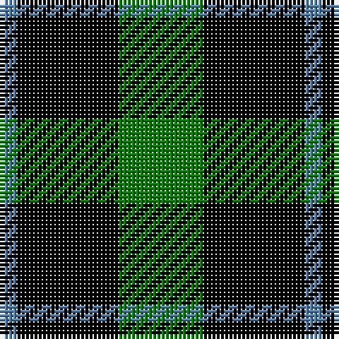 B/4 K24 G/20 tartan Tartan detail