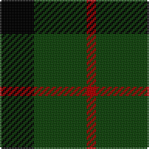 K/22 DG34 DR/6 tartan Tartan detail