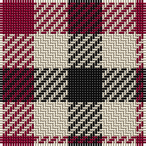 DR/14 W14 K/14 tartan Tartan detail