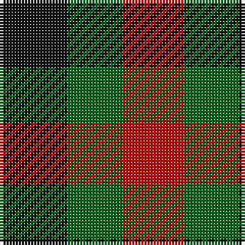 K/22 G18 R/20 tartan Tartan detail