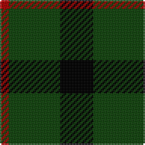 DR/6 DG34 K/22 tartan Tartan detail