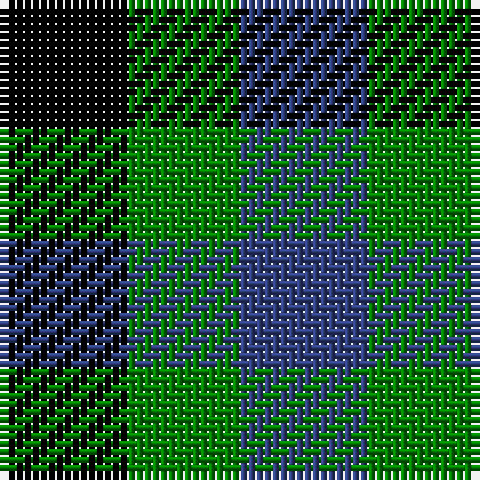 K/16 G14 B/16 tartan Tartan detail