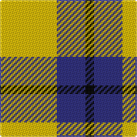 K/6 DB20 Y/40 tartan Tartan detail