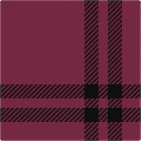 DR/8 K12 DR/72 tartan Tartan detail
