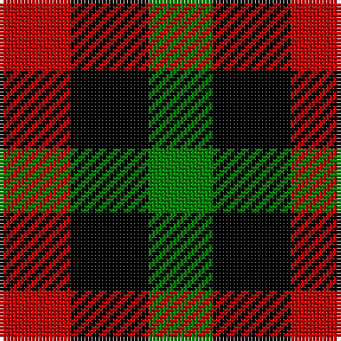 G/18 K22 R/20 tartan Tartan detail
