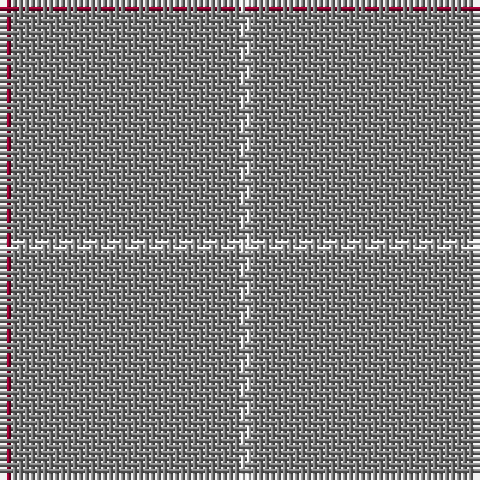 DR/2 N38 LN/2 tartan Tartan detail