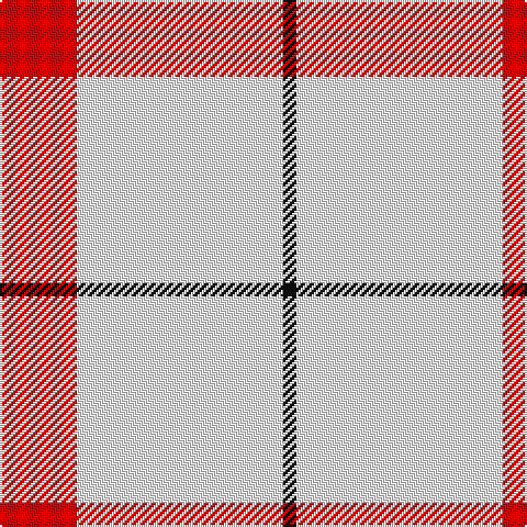 K/6 W94 R/35 tartan Tartan detail