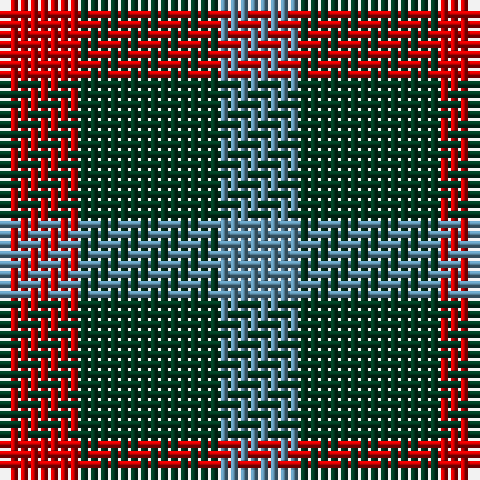 B/8 DG14 R/8 tartan Tartan detail