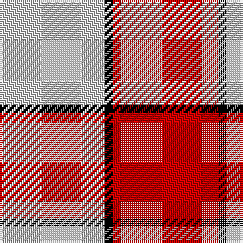 N/52 K4 R/52 tartan Tartan detail
