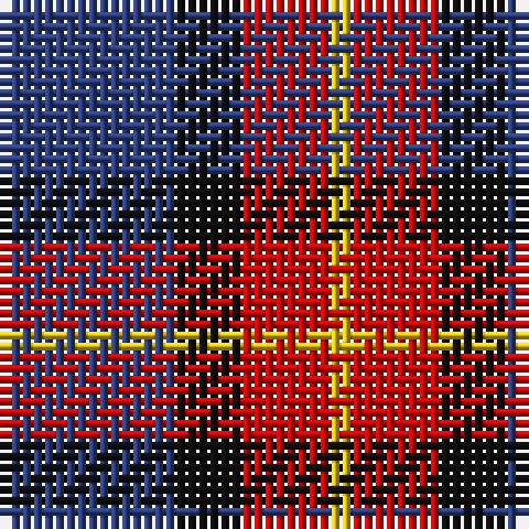 B/16 K6 R8 Y/2 tartan Tartan detail