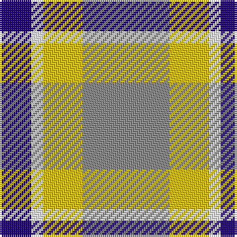 DB/16 W6 Y20 N/44 tartan Tartan detail