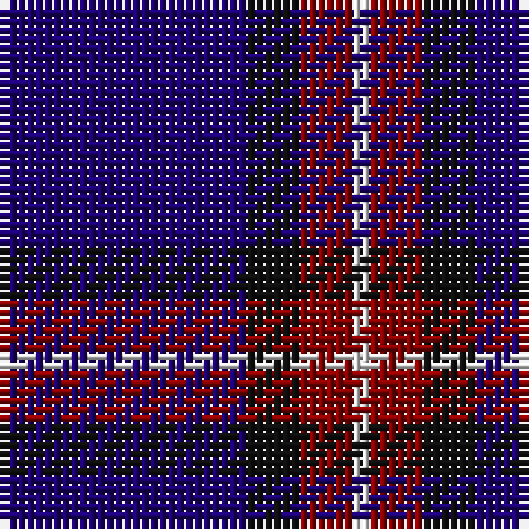 DB/28 K6 DR6 LN/2 tartan Tartan detail