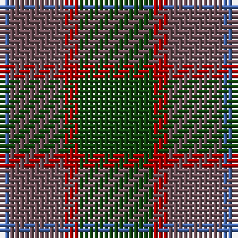 B/2 N11 DR3 DG/15 tartan Tartan detail