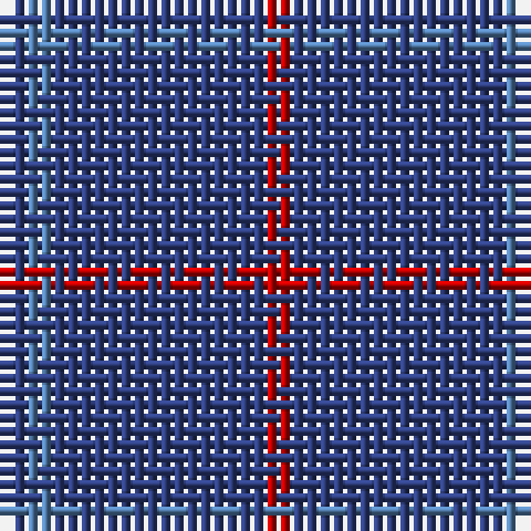 B/2 Ba2 B16 R/2 tartan Tartan detail