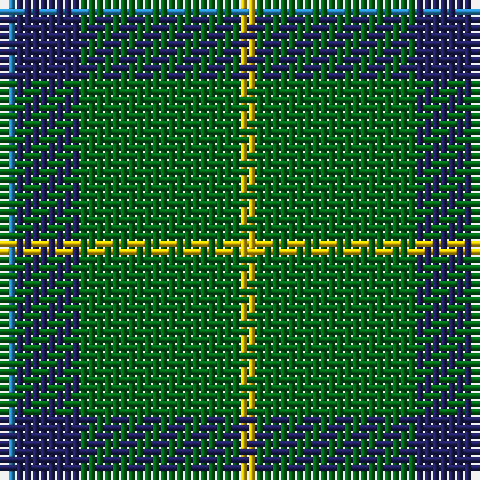 B/2 DB8 G20 Y/2 tartan Tartan detail