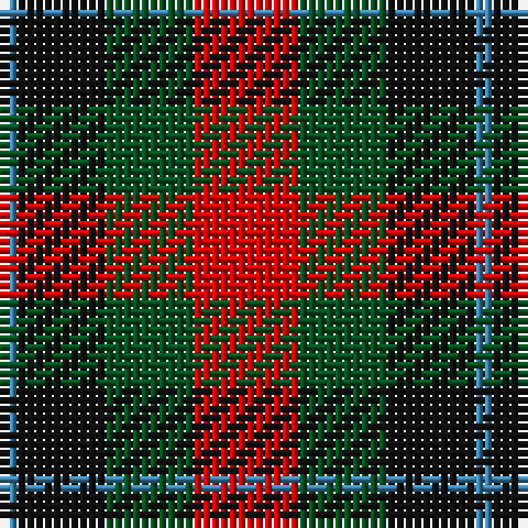 B/2 K10 G10 R/12 tartan Tartan detail