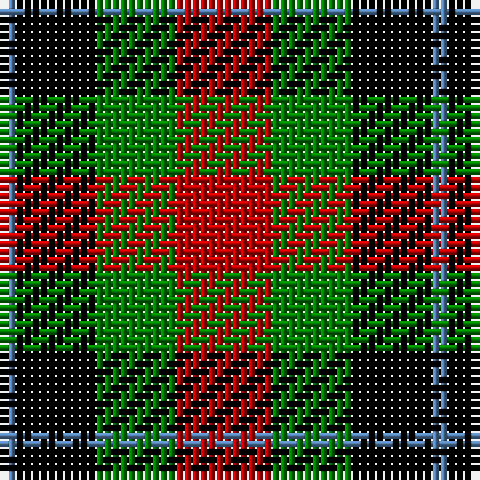 B/2 K10 G10 R/12 tartan Tartan detail