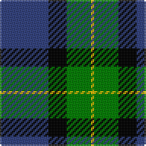 B/32 K12 G16 Y/2 tartan Tartan detail