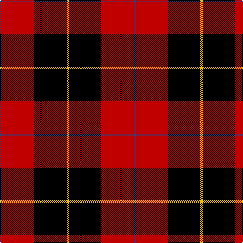 B/4 R64 K64 Y/4 tartan Tartan detail