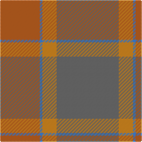 DO/45 B3 O16 N/70 tartan Tartan detail