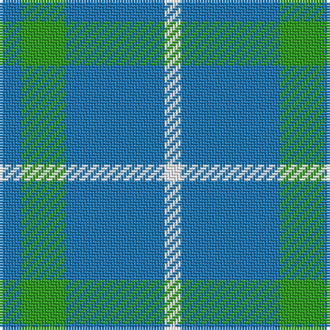 B/8 G16 B36 W/6 tartan Tartan detail
