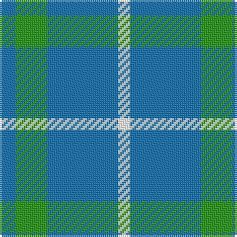 B/8 G16 B36 W/6 tartan Tartan detail