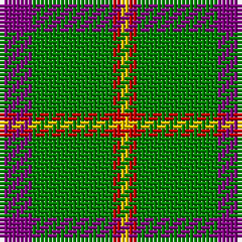 P/8 G20 R2 Y/2 tartan Tartan detail