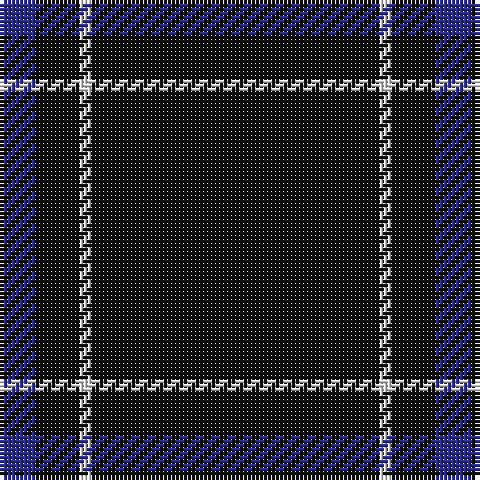 DB/9 K11 LN3 K/72 tartan Tartan detail