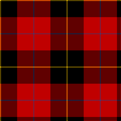 Y/4 K64 R64 B/4 tartan Tartan detail