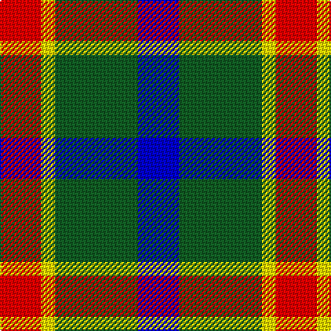 R/30 Y10 G60 B/30 tartan Tartan detail
