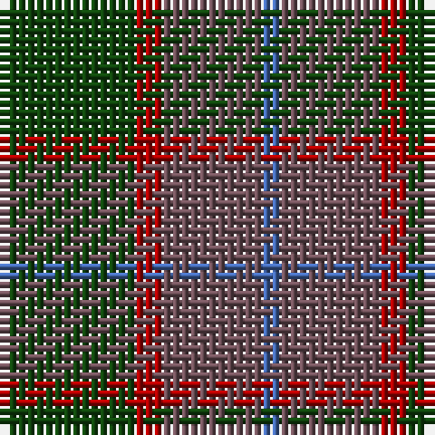 B/2 N11 DR3 DG/15 tartan Tartan detail