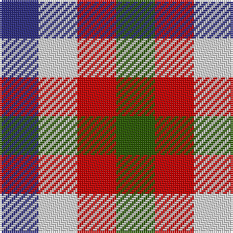 DB/20 LN20 R20 G/20 tartan Tartan detail