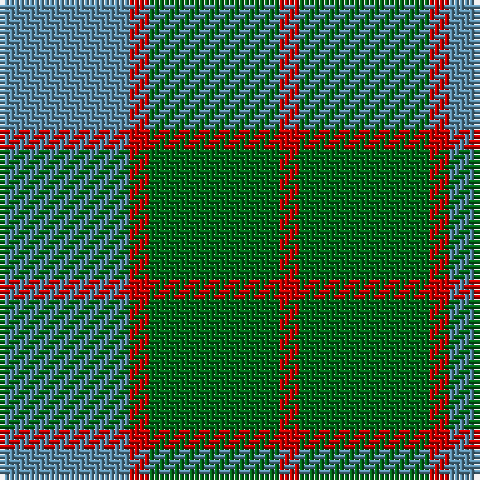 B/26 R4 G26 R/4 tartan Tartan detail