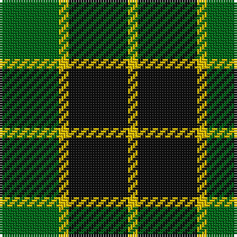 G/24 Y4 K24 Y/4 tartan Tartan detail