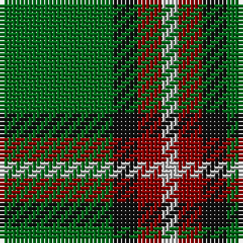 G/28 K6 DR6 N/4 tartan Tartan detail