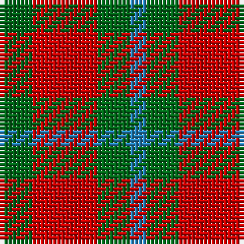 B/4 G8 R16 G/8 tartan Tartan detail