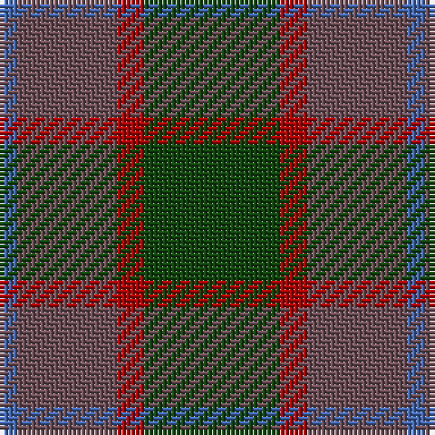 B/4 N22 DR6 DG/30 tartan Tartan detail