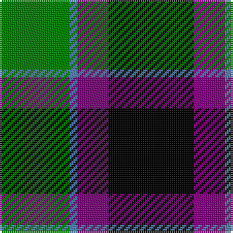 G/36 B4 P16 K/44 tartan Tartan detail
