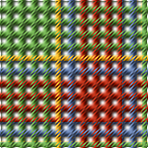 LG/60 Y6 B16 R/50 tartan Tartan detail