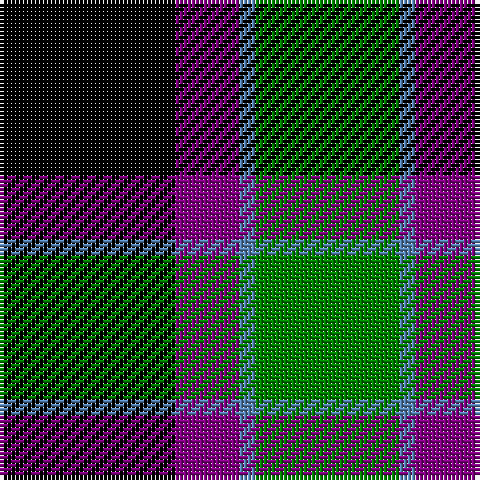 K/44 P16 B4 G/36 tartan Tartan detail