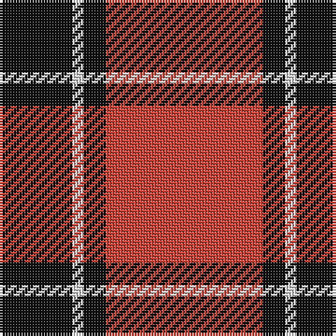 K/26 LN4 K8 R/56 tartan Tartan detail