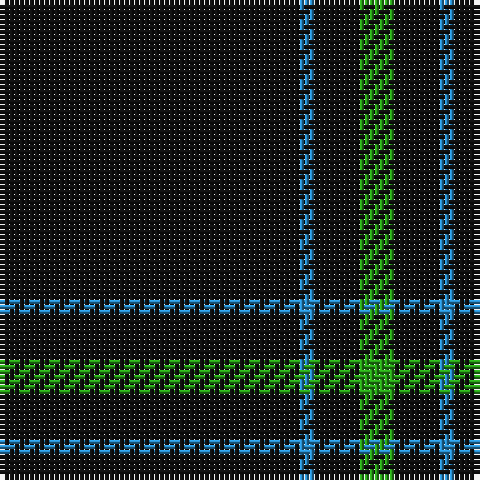 K/60 B3 K9 G/7 tartan Tartan detail