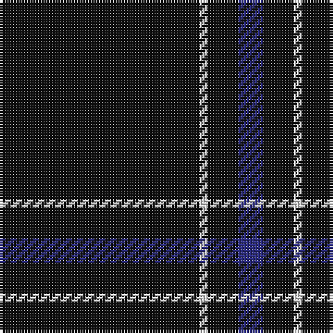DB/9 K11 LN3 K/72 tartan Tartan detail