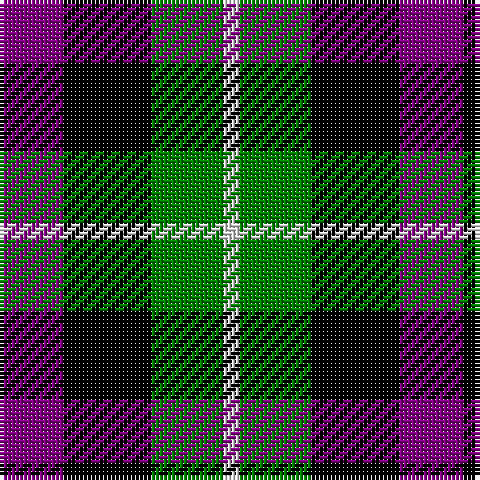 LN/4 G18 K22 P/16 tartan Tartan detail