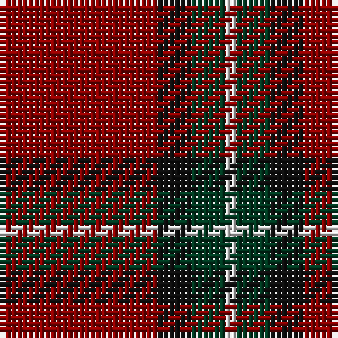 DR/28 K6 DG6 LN/2 tartan Tartan detail